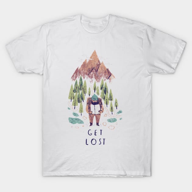 get lost T-Shirt by Louisros